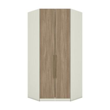 Imagem de Canto Closet Modulado 2 Portas 3 Gavetas Areia/Jequitibá - Henn