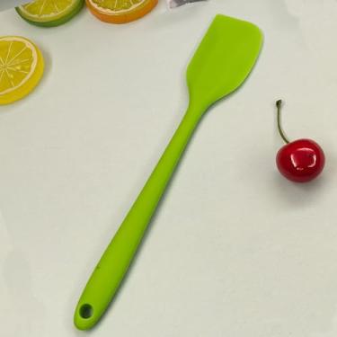 Imagem de Espátulas de silicone, espátula de borracha pequena sem costura, design de peça única, resistente ao calor, raspadores flexíveis antiaderentes, ferramenta de mistura para assar