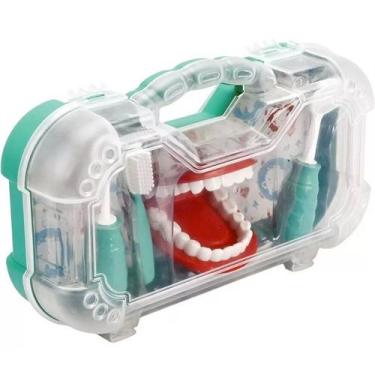 Imagem de Maleta KIT Dentista Infantil Verde Paki TOYS 1270