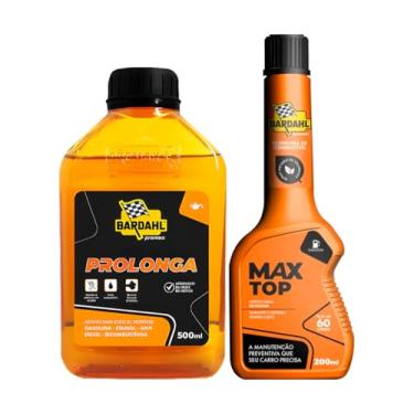 Imagem de Kit Aditivo Óleo Prolonga 500ml Max Top 200ml Bardahl