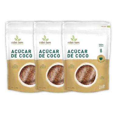 Imagem de Kit 3X: Açúcar de Coco Estar Bem 350g
