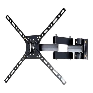 Imagem de Suporte de Parede Articulado para TV, Aço Preto, Montagem Universal, Braço Ajustável com Movimento Completo