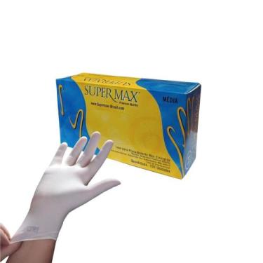 Imagem de Luva de Látex Premium Quality Com Pó -  Supermax, M