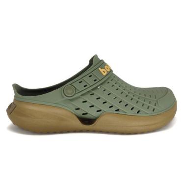 Imagem de Sandália Masculina Boa Onda Flow Vazada 2140-131, Verde, 38
