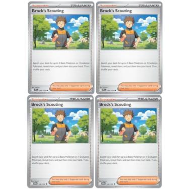 Imagem de Brock’s Scouting 146/159 – Journey Together – Pokemon Trainer Playset x4 – Card Lot