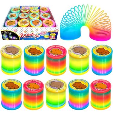 Imagem de 12 Mola Maluca Colorida com Luzes Atacado Festa Infantil Lembrança Sacola Surpresa