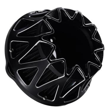 Imagem de Limpador de filtro de ar de motocicleta para Harley Davidson Performance Intake Sportster XL 1200 883 Iron 48 Roadster 1991-2020 Black Silver Edge