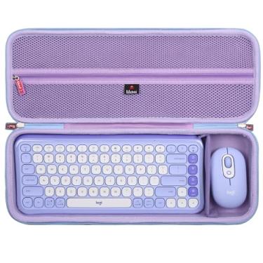 Imagem de Mchoi Capa de teclado compatível com teclado Logitech POP ICON Keys (ilás, capa combo POP ICON)