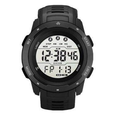 Imagem de Jwthee Relógio digital para homens, relógio digital esportivo, ao ar livre, à prova d'água, relógios para homens, multifuncional, luminoso, cronômetro, esportivo, corrida, para uso ao ar livre, 5