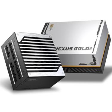 Imagem de GOLDEN FIELD Fonte de alimentação modular completa Nexus Gold 750W, ouro 80Plus com certificação ATX3.1 e PCIe 5.1, capacitores japoneses com classificação 105°C, nativos 12V-2x6, LLC+DC-DC + PFC