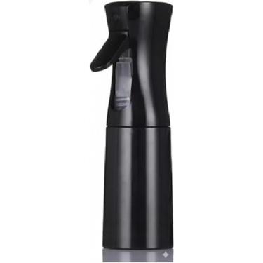 Imagem de Borrifador Spray Profissional em Plástico Preto, Frasco Pulverizador para Cabeleireiro, Garrafa Multiuso