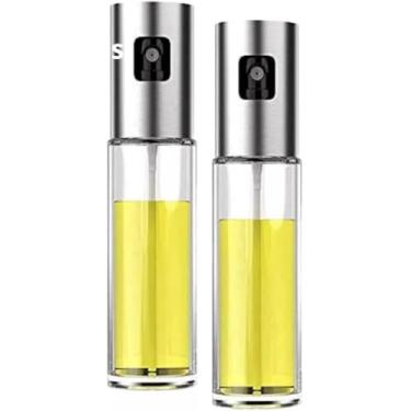 Imagem de Borrifador Pulverizador em Vidro e Aço Inox para Azeite, Vinagre, Óleos, Uso Culinário