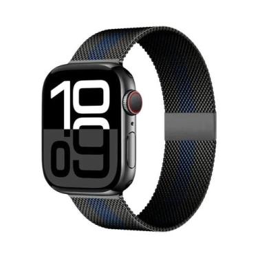 Imagem de Pulseira De Malha Milanesa Para Apple Watch De 42mm-46mm, Compatível C
