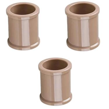 Imagem de Luva Pvc 25Mm Soldável Conexão Encanamento Kit 03 Un