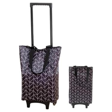 Imagem de SPXMQSS Carrinho de compras sobre rodas carrinho de armazenamento reutilizável mobilidade carrinho de compras dobrável carrinho de compras portátil sobre rodas 1