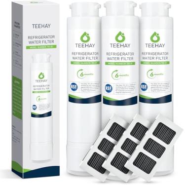 Imagem de TEEHAY EPTWFU01 PureSource Ultra Filtro de água e PureAir Ultra II PAULTRA2 Combo de filtro de ar, compatível com Frigidaire FRIGCOMBO4, DGHD2361TF, FG4H2272UD, FG4H2272UF, FGHB2868TE, FGHB2868TF, 3