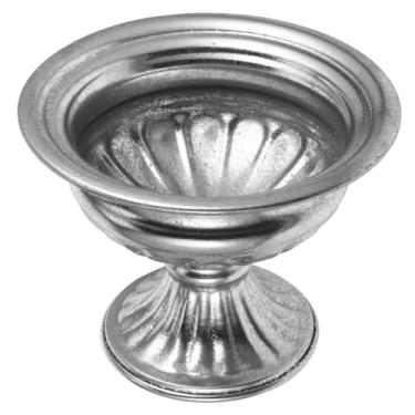 Imagem de Milisten Vaso de flores retrô, prata, urna, urna, vaso para centros de mesa de casamento