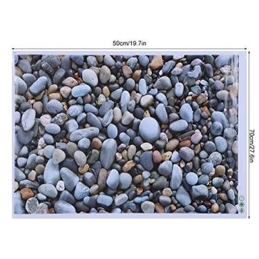 Imagem de Ymiko Decalque de Parede de Paralelepípedo 3D Adesivos Antiderrapantes para Decoração de Corredor de Banheiro