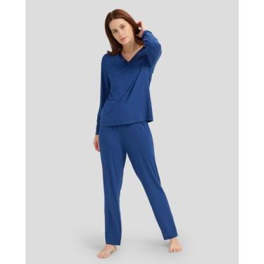 Imagem de Pijama Modal - Lohe, Azul marinho, M