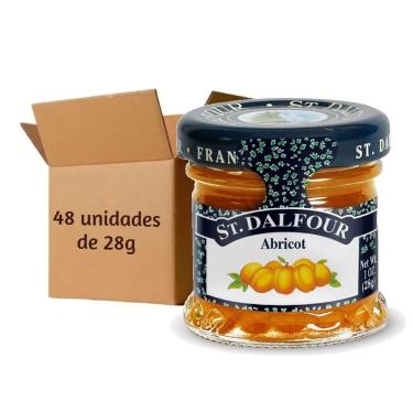 Imagem de 48X Mini Geleia De Damasco  Abricots  St Dalfour 28G