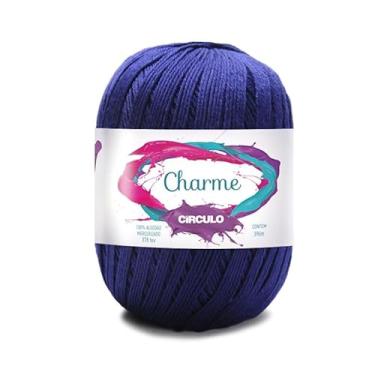 Imagem de Fio Linha Charme 396m e 150g Ideal p/Crochê e Tricô Marca Círculo (2856 - ANIL PROFUNDO)