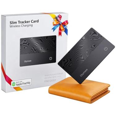 Imagem de Cartão rastreador de carteira, para AirTag, rastreador Bluetooth e localizador inteligente para Apple Air Tag, Find My [certificado Apple MFi] (apenas iOS) IP68 à prova d'água, rastreador GPS