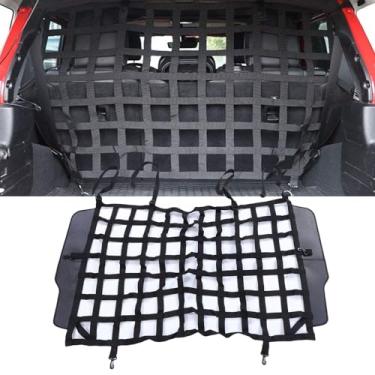 Imagem de Luqeeg Barreira de Rede para Animais de Estimação de Cargas de Tronco, Barreira de Isolamento do Assento Traseiro Sem Perfuração Com Fivela de Plástico para Substituição de Cães de