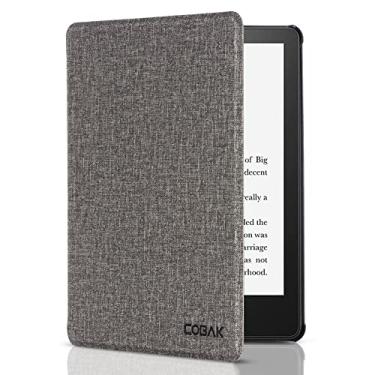Imagem de CoBak Capa para todos os novos Kindle 11ª geração versão 2022 apenas - capa inteligente de couro PU ultrafina com hibernar e despertar automaticamente, capa protetora premium para Kindle Basic, Basket