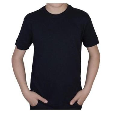 Imagem de Camiseta Infantil Menino King&joe Suedine Preta - CA1130-Masculino