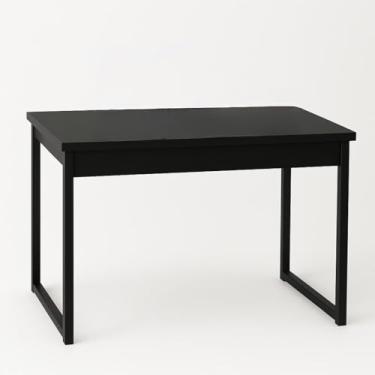 Imagem de Mesa para Home Office Escrivaninha Industrial 90cm – Computador, Notebook e Estudo(Preto/Preto)