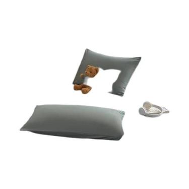 Imagem de Lençol Ajustável De Cor Sólida Para Colchão De Tamanho Solteiro, Casal