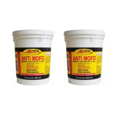 Imagem de Kit 02 Potes Anti Mofo Preventivo 900ml Allchem