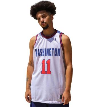 Imagem de Regata Basquete Masculina M10 Washington #11 Fire-Masculino