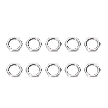 Imagem de Banworks Metric Thread 8 mm M8 Potenciômetros de guitarra Porca para Squier Strat Tele Epiphonr Les Paul Conjunto de 10 JT/XNQLS-01