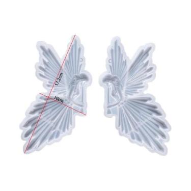 Imagem de Molde De Silicone De Asa De Anjo E Diabo Para Resina UV, Artesanato DI