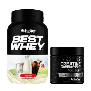 Imagem de Best Whey Concentrado 900g + Creatina 100g - Atlhetica Nutrition, ORIG