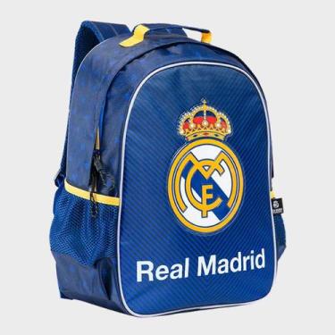 Imagem de Mochila Real Madrid Juvenil Azul - Xeryus, Único