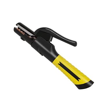 Imagem de YsXoWiui Alicate de Solda de Cobre com Garra, Suporte para Eletrodo de Soldagem, Ao Calor, Alicate de Solda Elétrica com Mandíbula Ranhurada, AMARELO, Tamanho real
