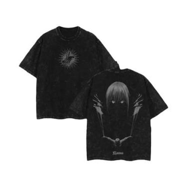 Imagem de Camiseta Gráfica Unissex Chainsaw Man Makima Anime De Manga Curta Em A