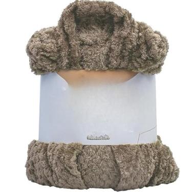 Imagem de Roupão Unissex de Microfibra – Feminino e Masculino, Ideal para Inverno, Hobby e Relaxamento em Casa (Pollo Cerrado,M)