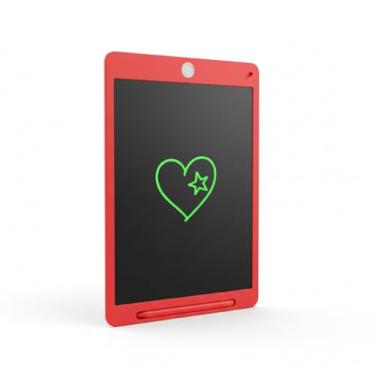 Imagem de Lousa Mágica Tablet LCD 12 Polegadas - Tela Colorida que Não Agride os Olhos - Tablet de Escrita Infantil com Bateria Longa Duração 50mil Usos - Portátil e Resistente Azul e Vermelho (Vermelho)