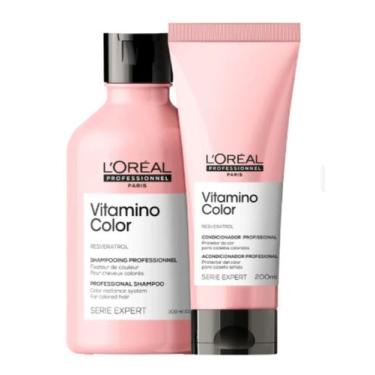 Imagem de Loréal Kit Vitamino Color Shampoo 300ml + Cond 200ml - Loréal Professi