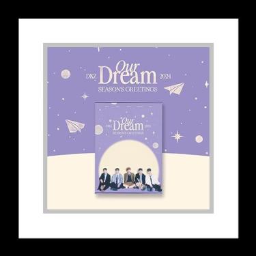 Imagem de DKZ 2024 Season's Greetings Our Dream Box+Calendário+Diário+Adesivo+Cartão Fotográfico+Suporte L + Cartão Postal+Lista de tarefas+Rastreamento Selado
