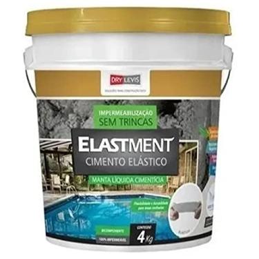 Imagem de Manta Líquida Elastment Cimento Elástico 4kg Drylevis
