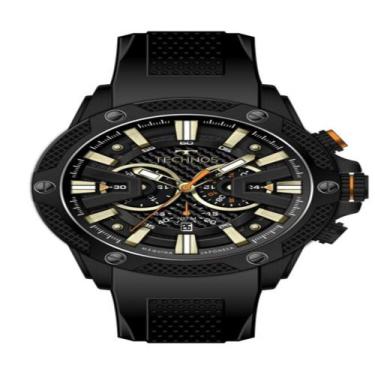 Imagem de Relógio Technos Masculino Ts Carbon Preto - JS25BCV/2P