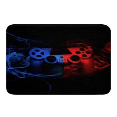 Imagem de Tapete de banheiro para jogos, tapete para meninos, 50 x 81 cm, joysticks de jogos, tapete nostálgico para jogos, tapete de cozinha, tapete para ambientes internos e externos