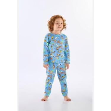 Imagem de Pijama Longo Infantil Unissex Suedine Up Baby-Unissex
