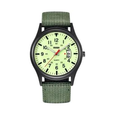 Imagem de Relógio De Quartzo Militar Masculino De Nylon 2023 Com Calendário E Da