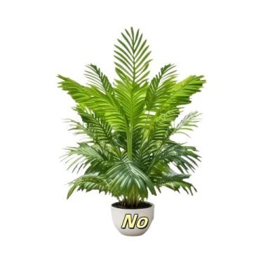 Imagem de Palmeira Artificial De 50 Polegadas: Folhagem Realista E Exuberante Pa