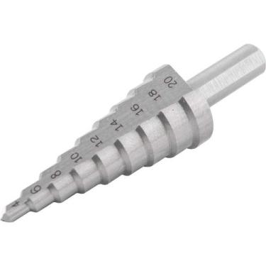 Imagem de Broca de aço Rápido, Escalonada, 4 mm a 20 mm, Vonder